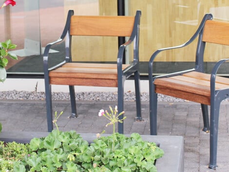 Duurzame Park stoelen voor openbare ruimtes